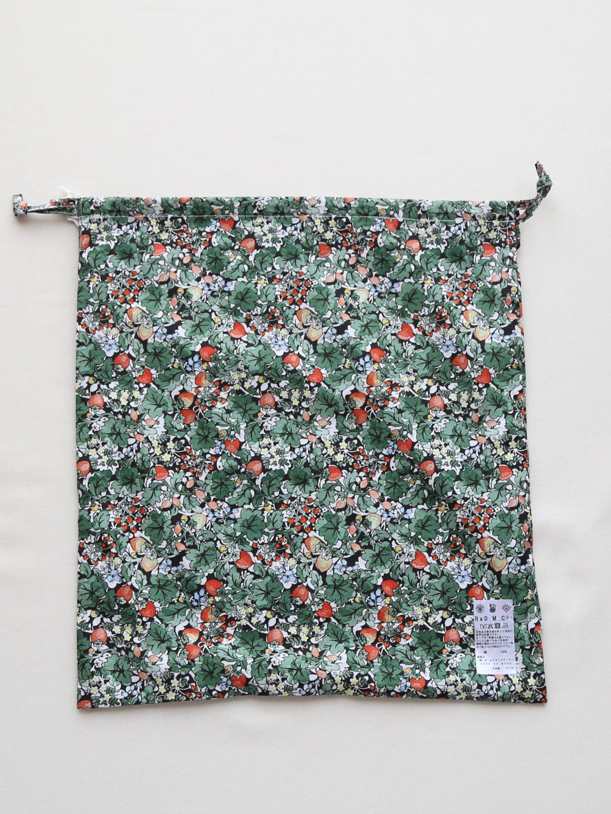 R&D.M.Co- ワイルドベリーフィールドローン ドローストリングバッグ(L