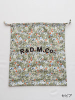 画像をギャラリービューアに読み込む, R&amp;D.M.Co-  ワイルドベリーフィールドローン ドローストリングバッグ(L) [7882]
