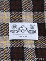 画像をギャラリービューアに読み込む, R&amp;D.M.Co-  チェックマフラー [7849]
