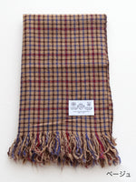 画像をギャラリービューアに読み込む, R&amp;D.M.Co-  チェックマフラー [7849]
