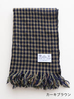 画像をギャラリービューアに読み込む, R&amp;D.M.Co-  チェックマフラー [7849]
