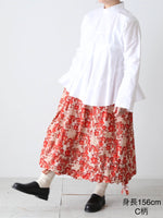 画像をギャラリービューアに読み込む, tao エステルウェザープリント製品染スカート Fumi Imamura [TQ-S005-051]
