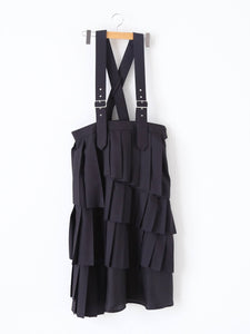 noir kei ninomiya ウール エステル ギャバジン ジャンパースカート