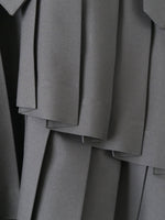 画像をギャラリービューアに読み込む, noir kei ninomiya ウールエステルギャバジンジャンパースカート [3Q-A001-051]
