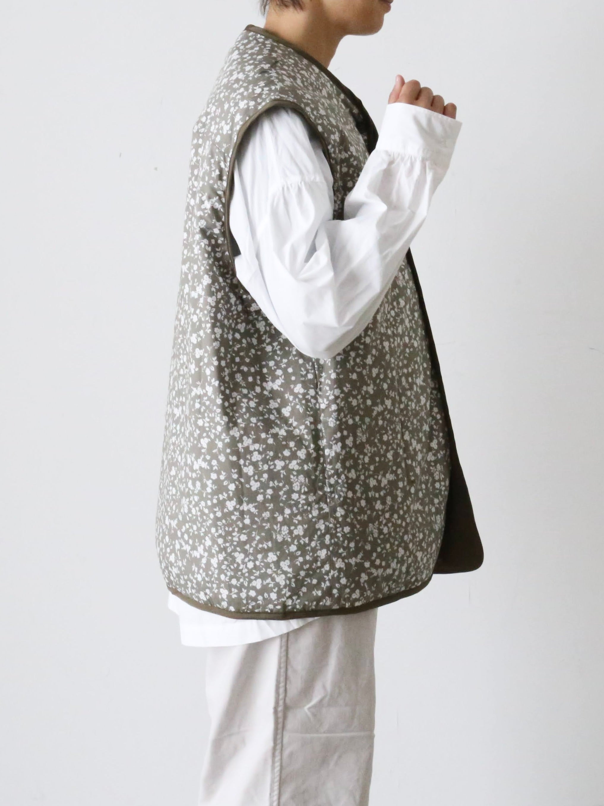 TOUJOURS リバーシブルパテッドユーティリティベスト [YM43FV02]