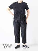 画像をギャラリービューアに読み込む, noir kei ninomiya 綿ポンチTシャツ  [3Q-T006-051]
