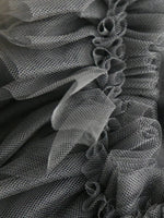 画像をギャラリービューアに読み込む, noir kei ninomiya 綿ポンチ×ナイロンチュールTシャツ [3Q-T004-051]
