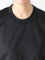 画像をギャラリービューアに読み込む, noir kei ninomiya 綿ポンチ×ナイロンチュールTシャツ [3Q-T004-051]
