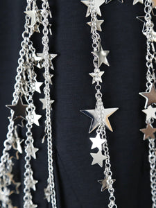 noir kei ninomiya チャーム×チェーン ハーネス スター シルバー – CREER
