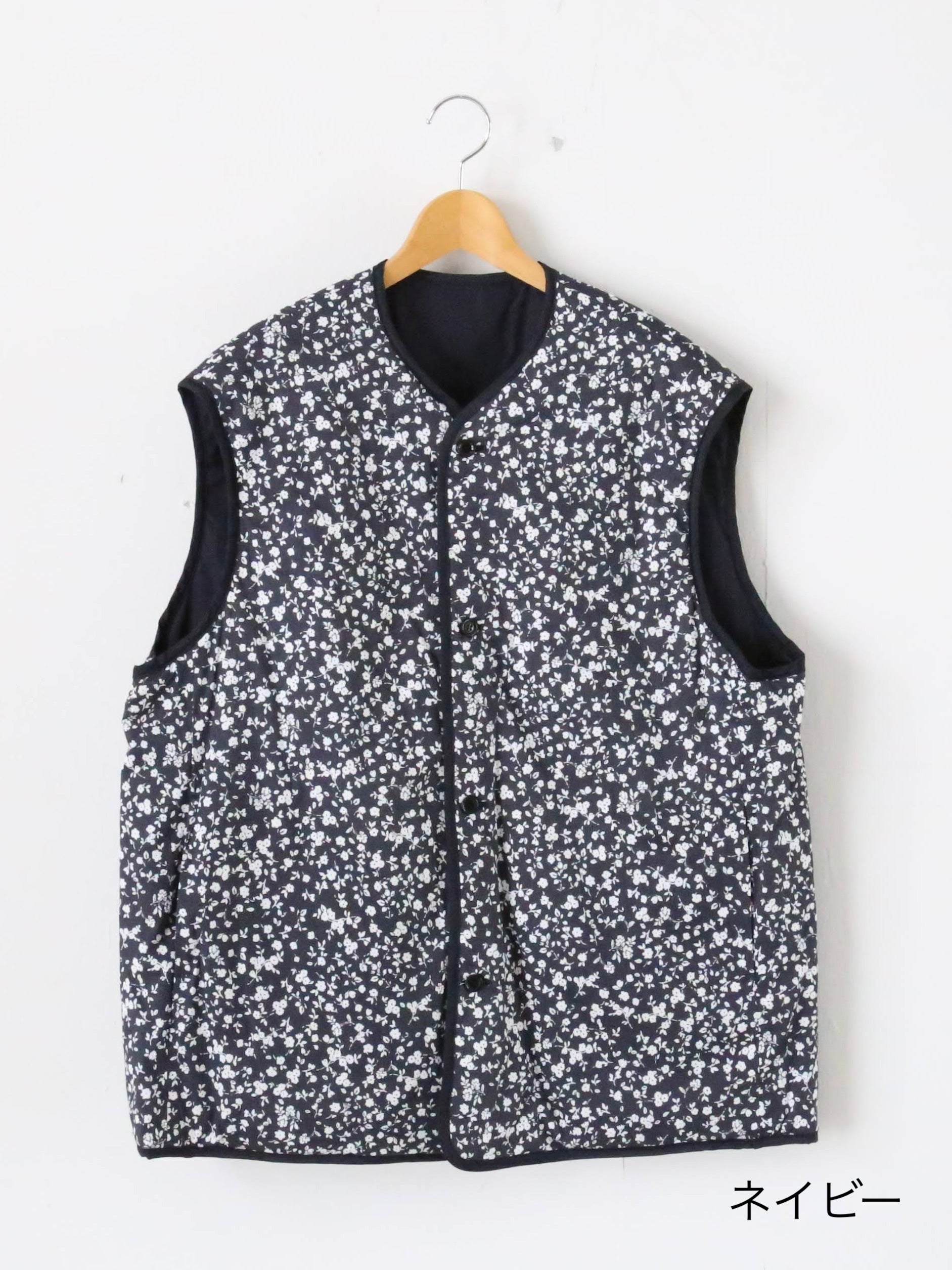 TOUJOURS リバーシブルパテッドユーティリティベスト [YM43FV02]