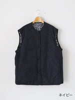 画像をギャラリービューアに読み込む, TOUJOURS リバーシブルパテッドユーティリティベスト [YM43FV02]
