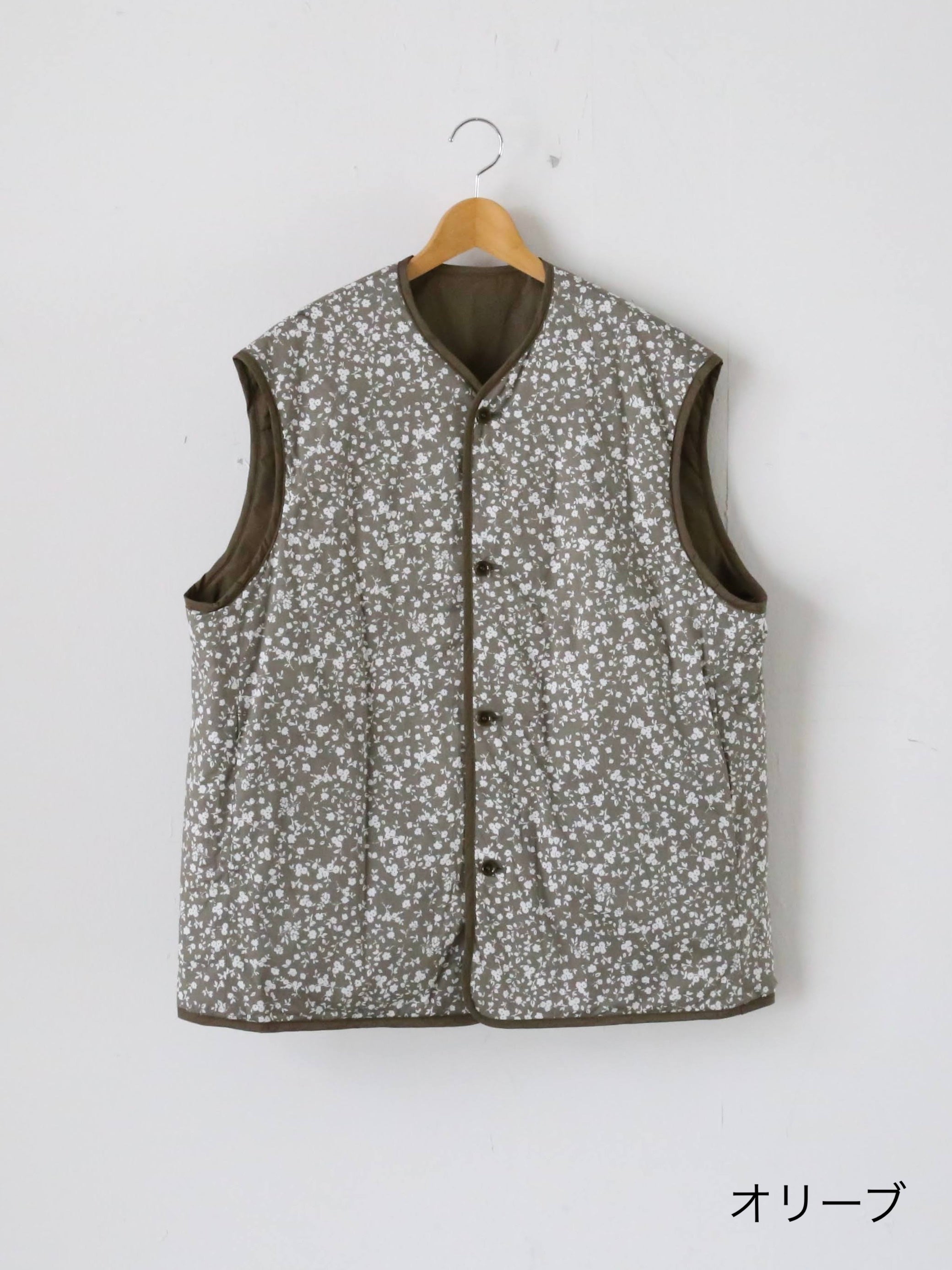 TOUJOURS リバーシブルパテッドユーティリティベスト [YM43FV02]