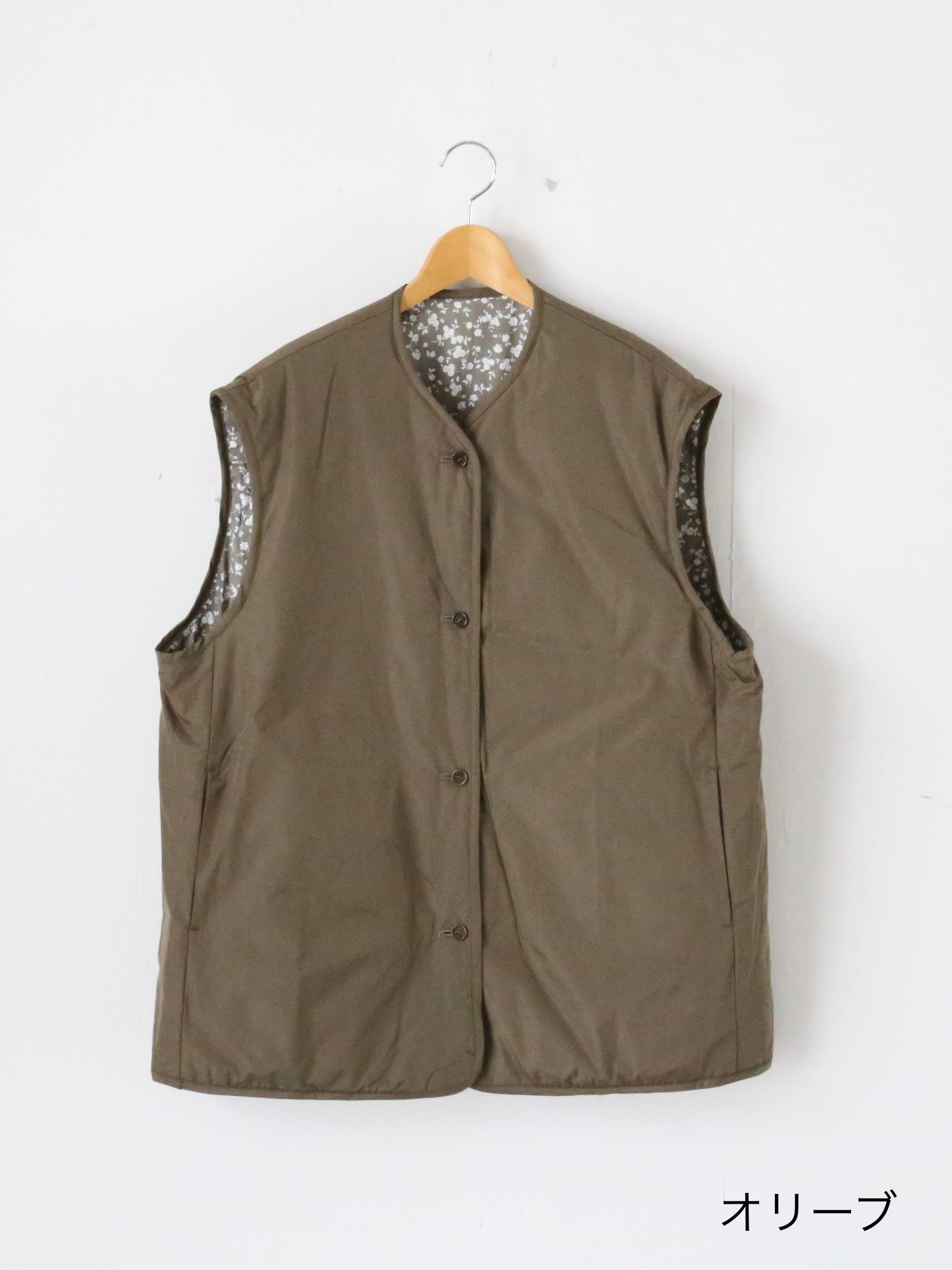 TOUJOURS リバーシブルパテッドユーティリティベスト [YM43FV02]