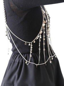 noir kei ninomiya チャーム×チェーン ハーネス スター シルバー – CREER