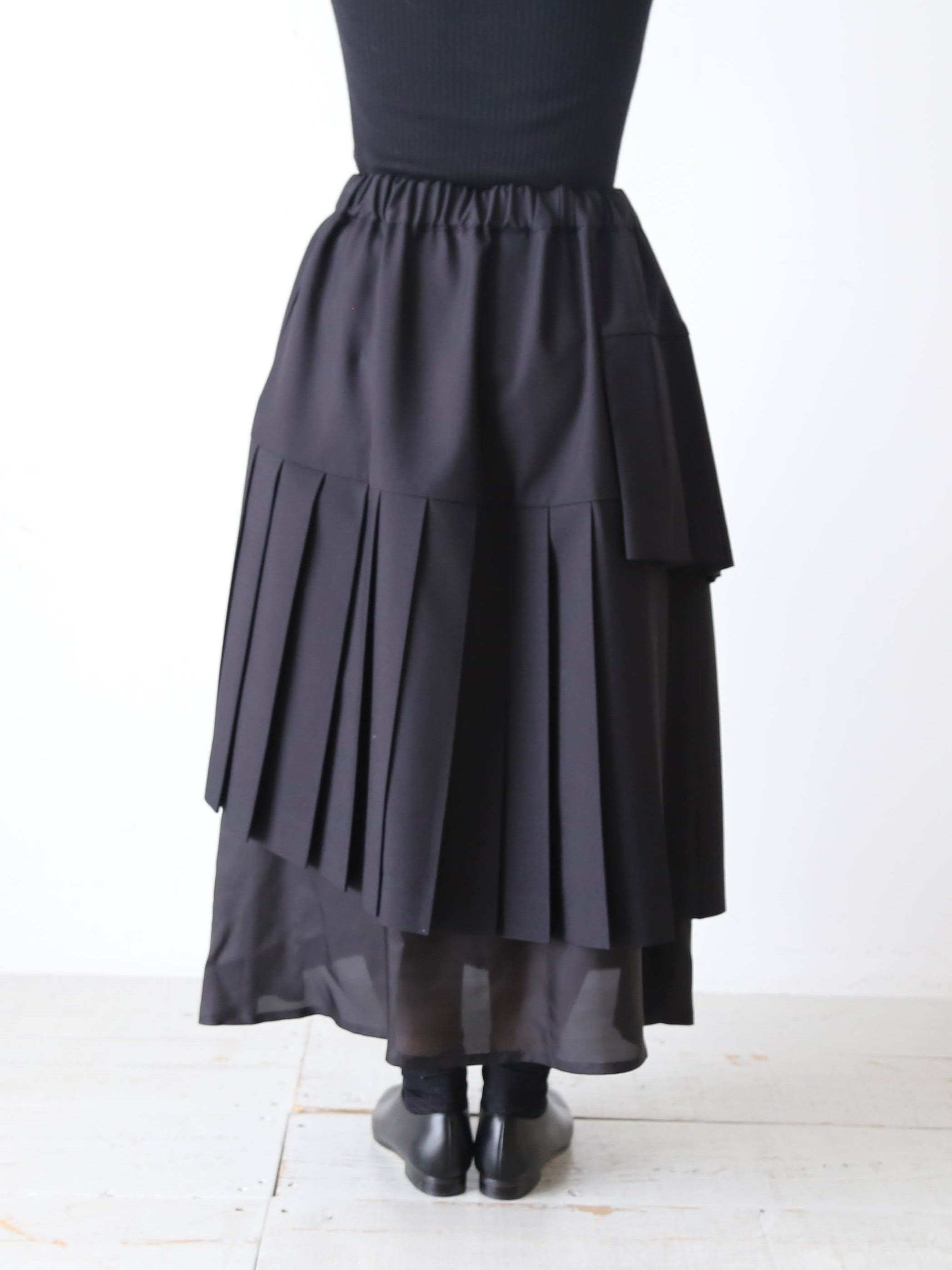 noir kei ninomiya ウールスカート ノアール ケイ ニノミヤnoir kei ninomiya ウールヘムラウンドスカート