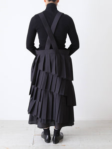 noir kei ninomiya ウール エステル ギャバジン ジャンパースカート noir kei ninomiya ウール エステル ギャバジン ジャンパースカート