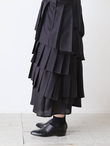 noir kei ninomiya ウール エステル ギャバジン ジャンパースカート