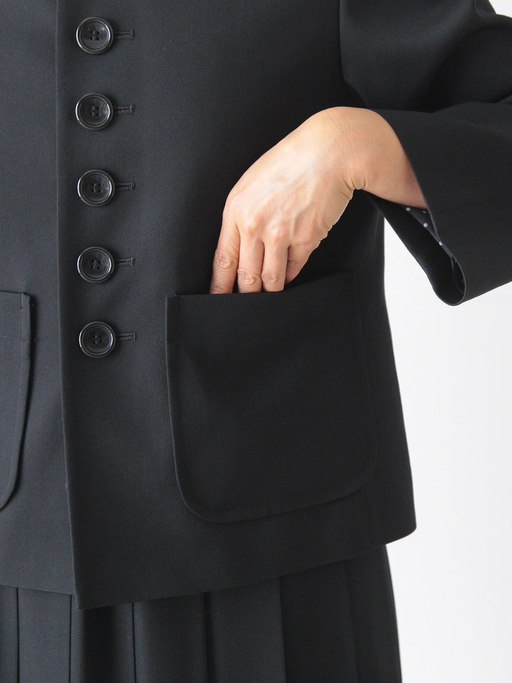 tao ウールギャバ後染めジャケット [TC-J101-051]