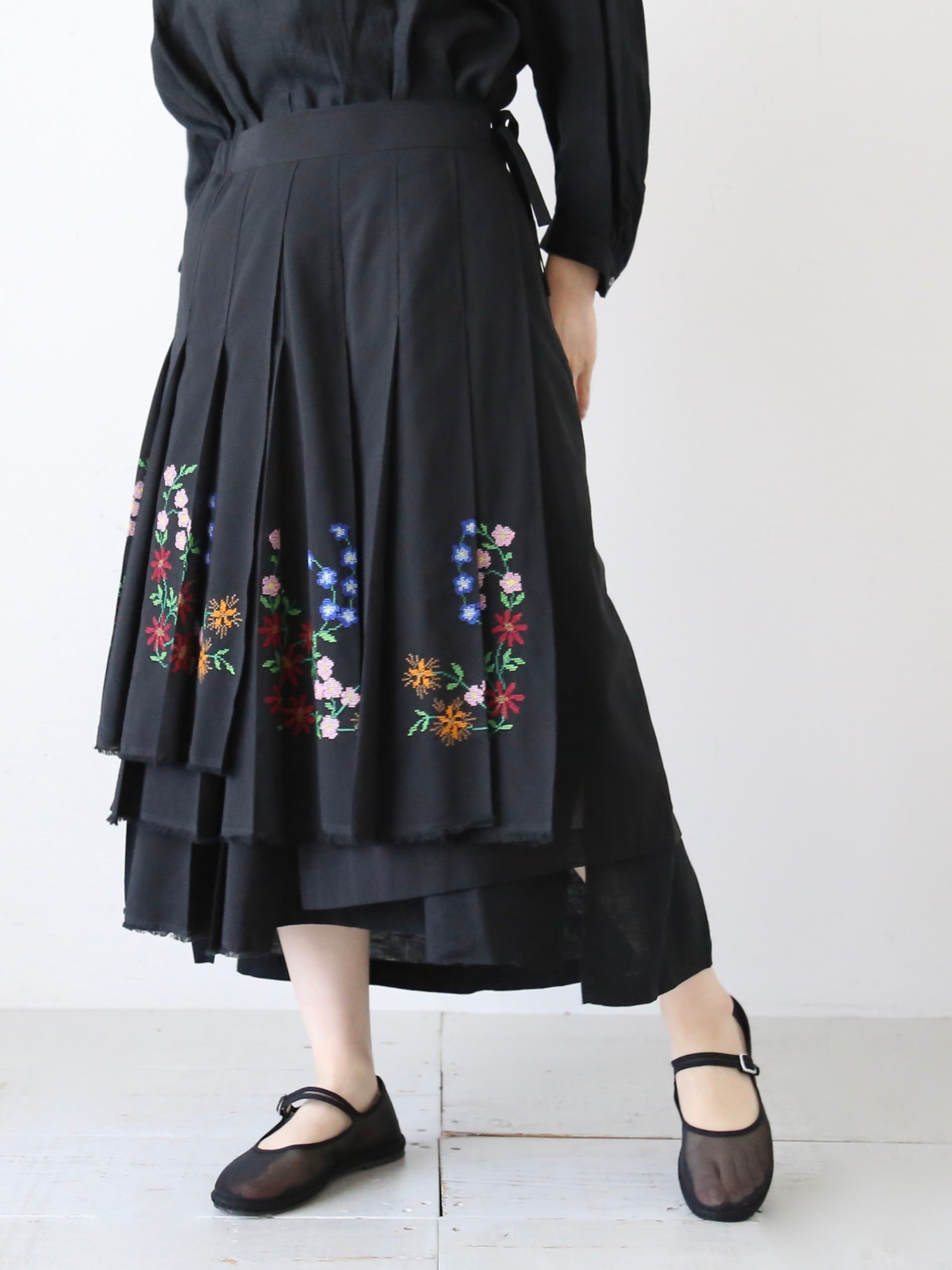 tao 綿エステルシフォン巻きスカート [TM-S027-051] – CREER 