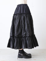 画像をギャラリービューアに読み込む, tao ナイロンタフタ×レーヨンナイロンツイル製品染スカート [TQ-S006-051]
