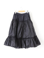 画像をギャラリービューアに読み込む, tao ナイロンタフタ×レーヨンナイロンツイル製品染スカート [TQ-S006-051]
