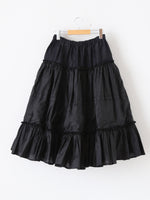 画像をギャラリービューアに読み込む, tao ナイロンタフタ×レーヨンナイロンツイル製品染スカート [TQ-S006-051]
