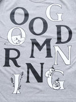 画像をギャラリービューアに読み込む, tao 綿天竺プリントTシャツ(GOOD MORNING) [TQ-T014-051]
