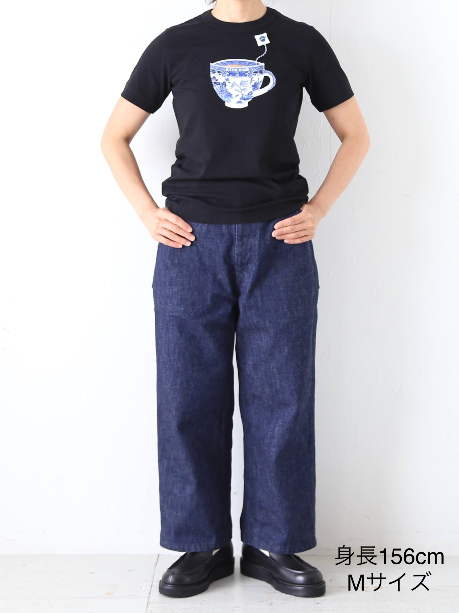 R&D.M.Co- ブルーウィロー ミルクティーTシャツ [8264]｜CREER