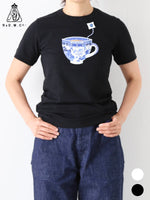 Load image into Gallery viewer, [Pre-order] R&amp;D.M.Co- no.8264 Blue Willow Milk Tea T-shirt (Arriving July-September)
