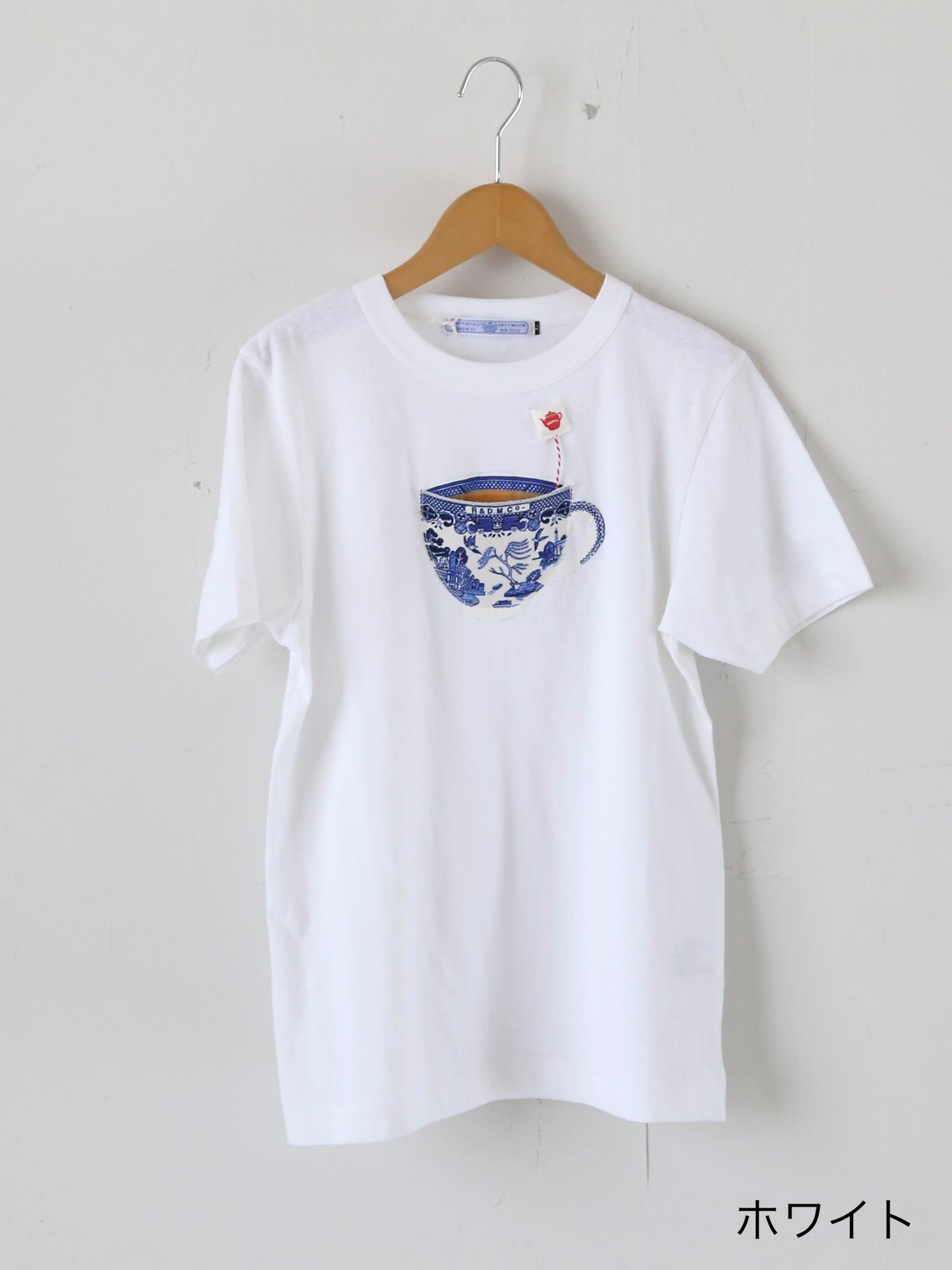 R&D.M.Co- ブルーウィロー メンズ ミルクティーTシャツ [8265]｜CREER