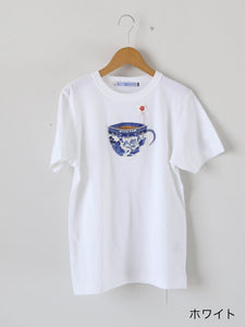 R&D.M.Co- ブルーウィロー メンズ ミルクティーTシャツ [8265]｜CREER