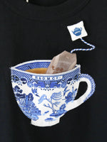 Load image into Gallery viewer, [Pre-order] R&amp;D.M.Co- no.8264 Blue Willow Milk Tea T-shirt (Arriving July-September)
