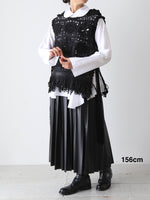 画像をギャラリービューアに読み込む, tao  エステル×アクリルかぎ針モチーフ編ベスト [TP-N006-051]
