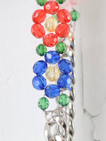 画像をギャラリービューアに読み込む, noir kei ninomiya ビーズ×チェーンハーネス [3P-V018-051]
