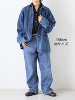 Load image into Gallery viewer, chimala デニムチョアジャケット [CS42-JT11A]
