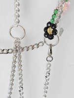 画像をギャラリービューアに読み込む, noir kei ninomiya ビーズ×チェーンハーネス [3P-V019-051]
