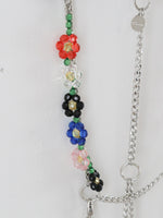 画像をギャラリービューアに読み込む, noir kei ninomiya ビーズ×チェーンハーネス [3P-V019-051]
