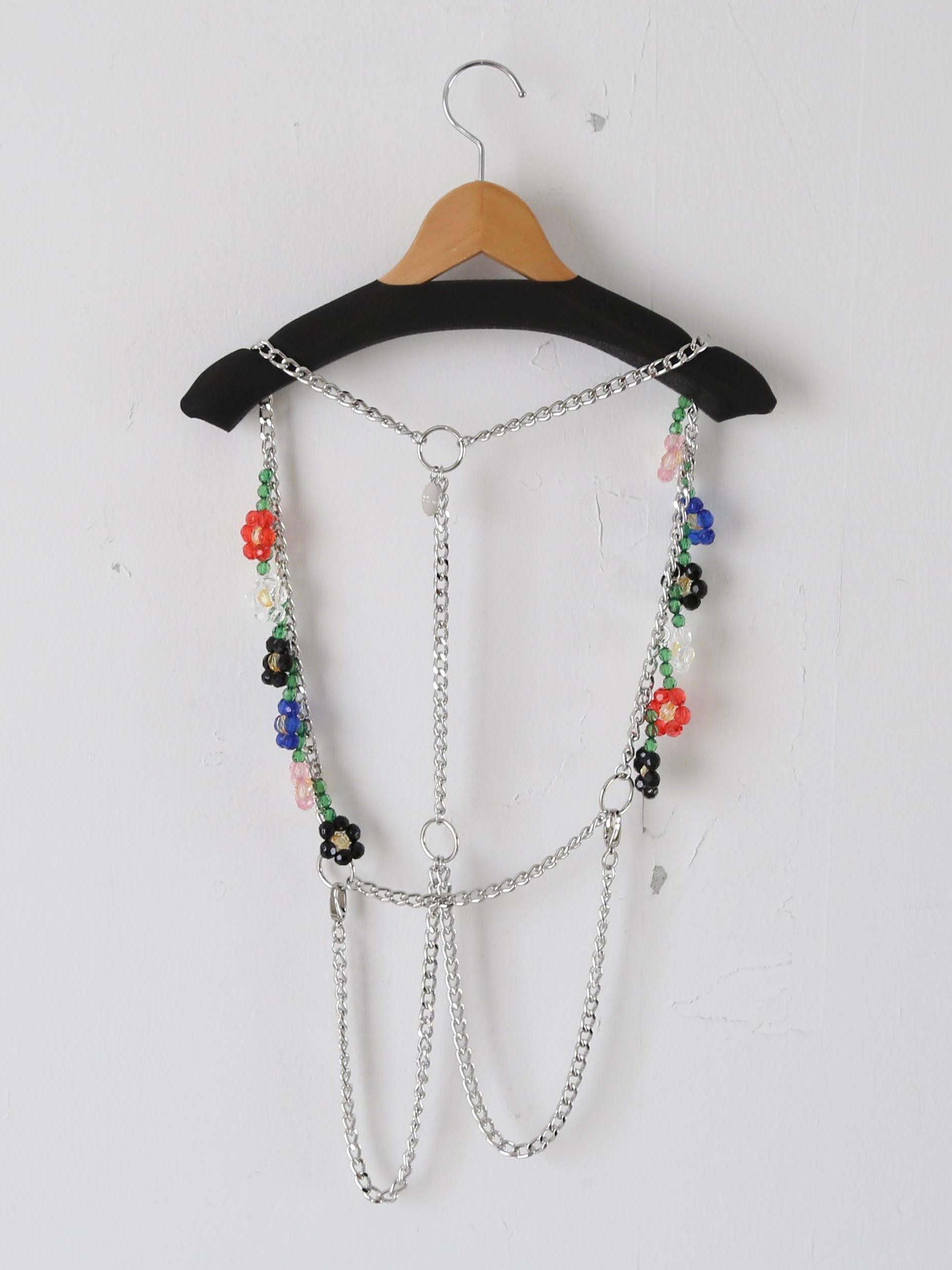 noir kei ninomiya ビーズ×チェーンハーネス [3P-V019-051]