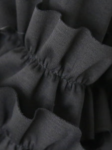 noir kei ninomiya 綿ポンチTシャツ(フリル袖) [3P-T013-051] – CREER