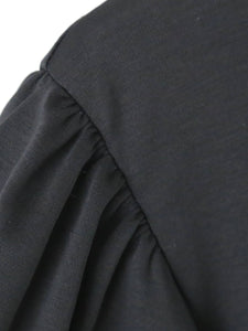 noir kei ninomiya 綿ポンチTシャツ(フリル袖) [3P-T013-051] – CREER