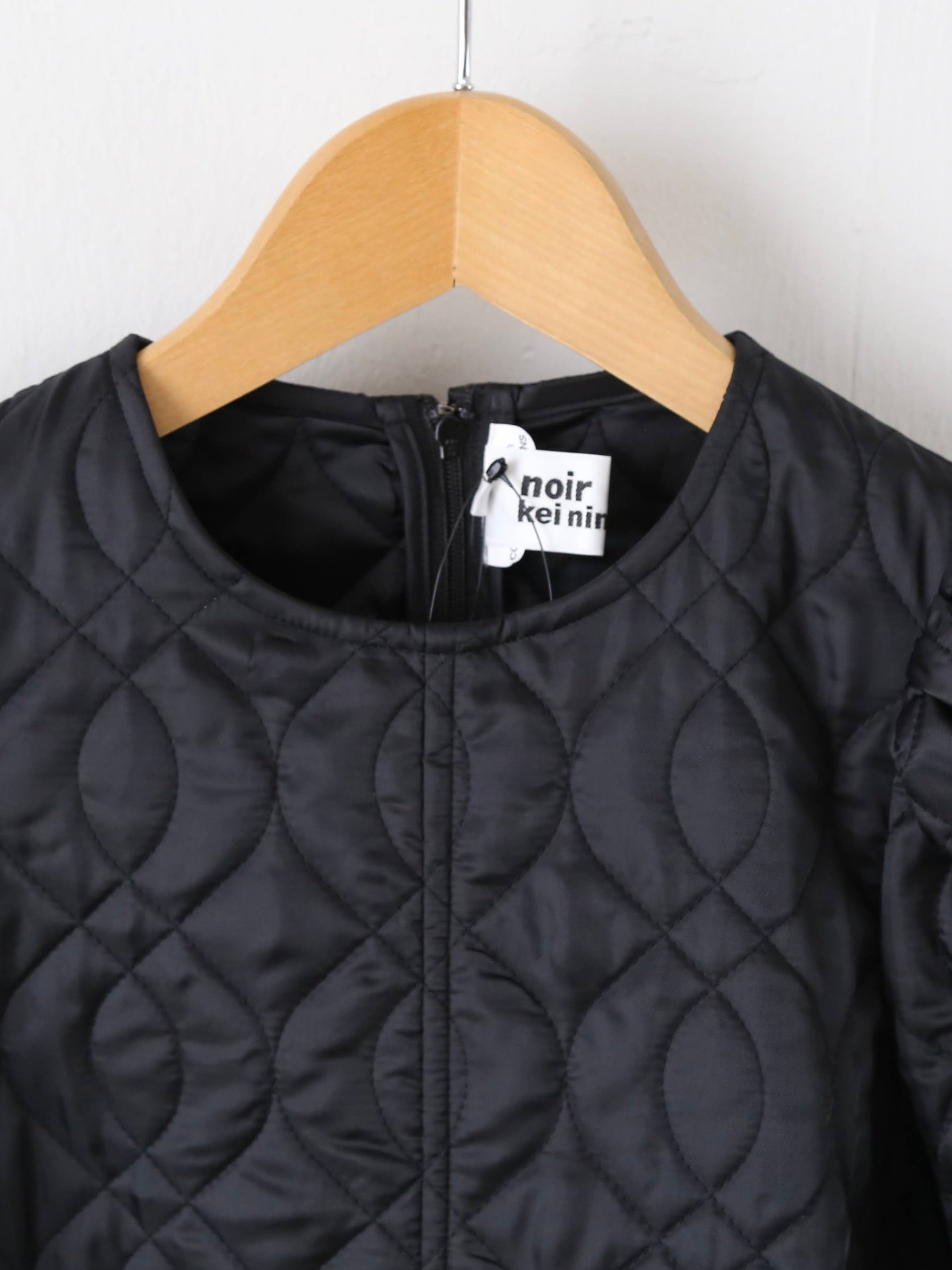 noir kei ninomiya エステルツイルキルトワンピース [3P-C010-051]