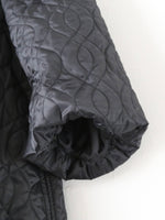 画像をギャラリービューアに読み込む, noir kei ninomiya エステルツイルキルトワンピース [3P-C010-051]
