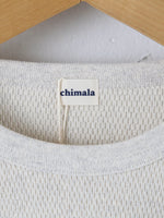 画像をギャラリービューアに読み込む, chimala ハニカムワッフルクルーネックトップ [CS42-K14]
