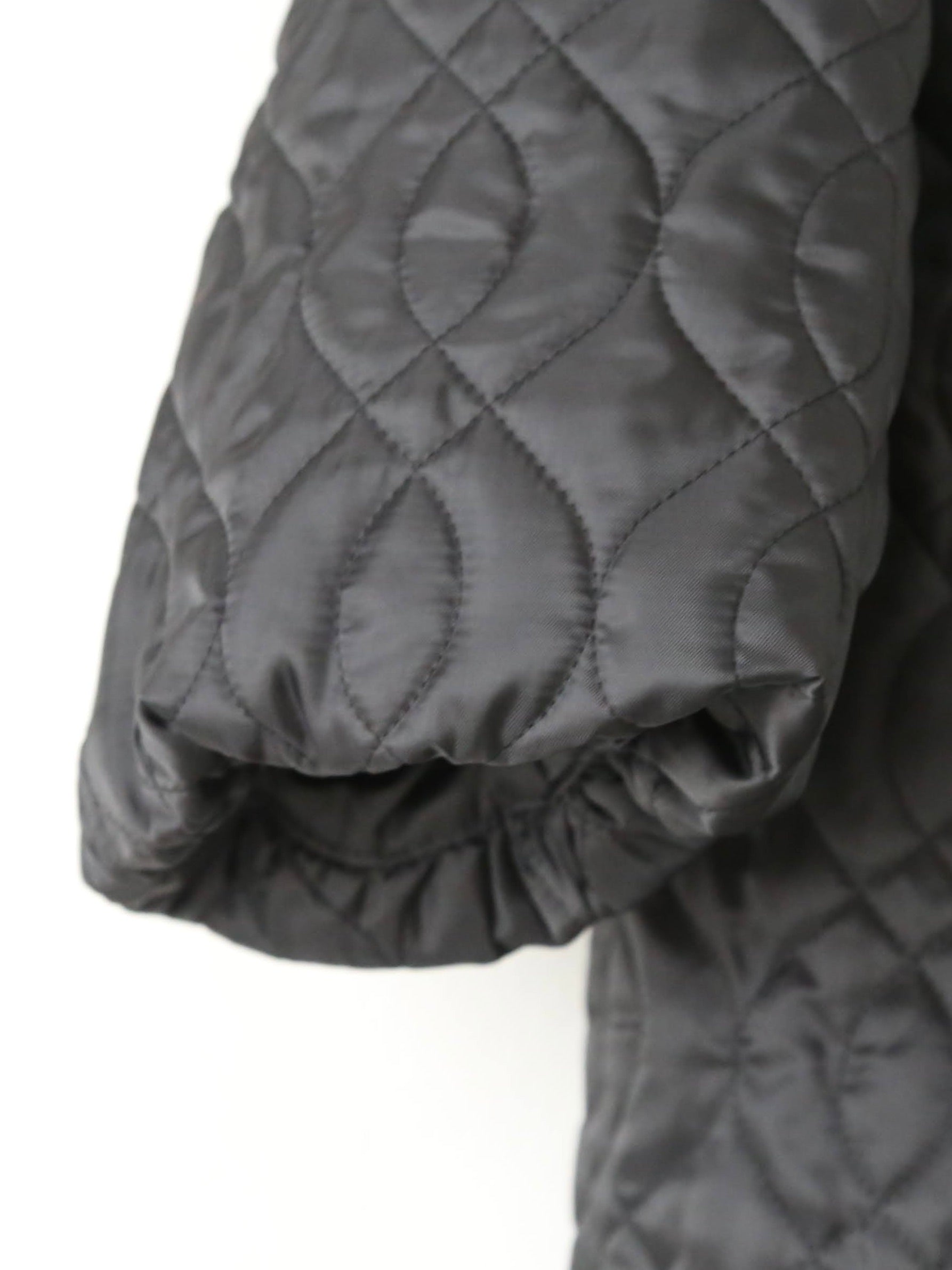 noir kei ninomiya エステルツイルキルトコート [3P-C003-051]