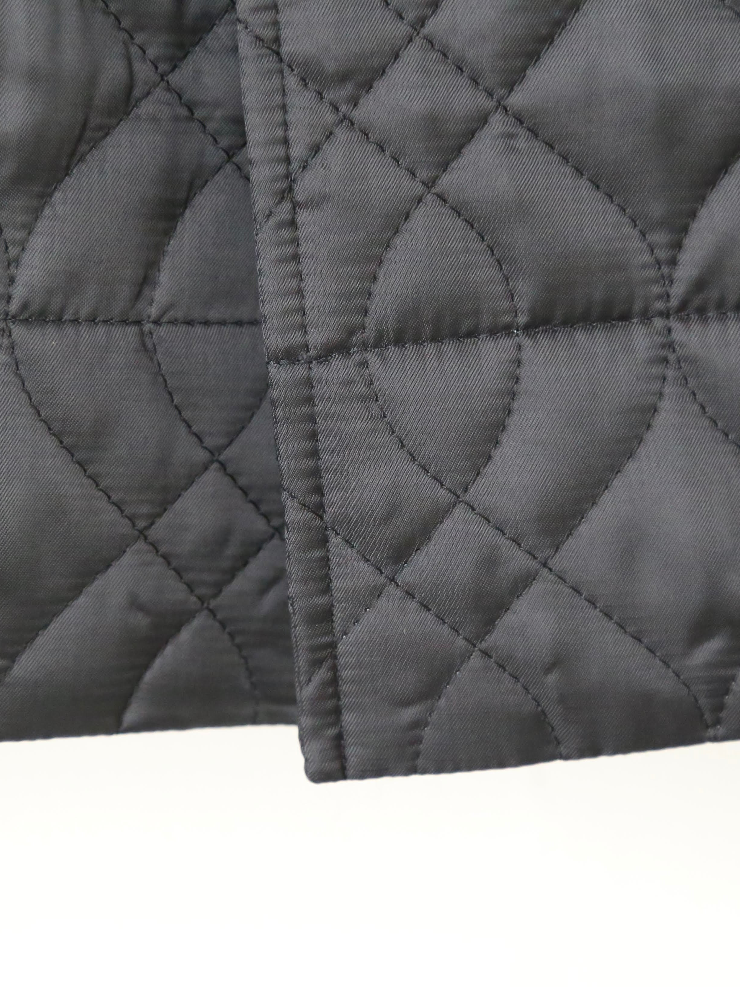 noir kei ninomiya エステルツイルキルトコート [3P-C003-051]