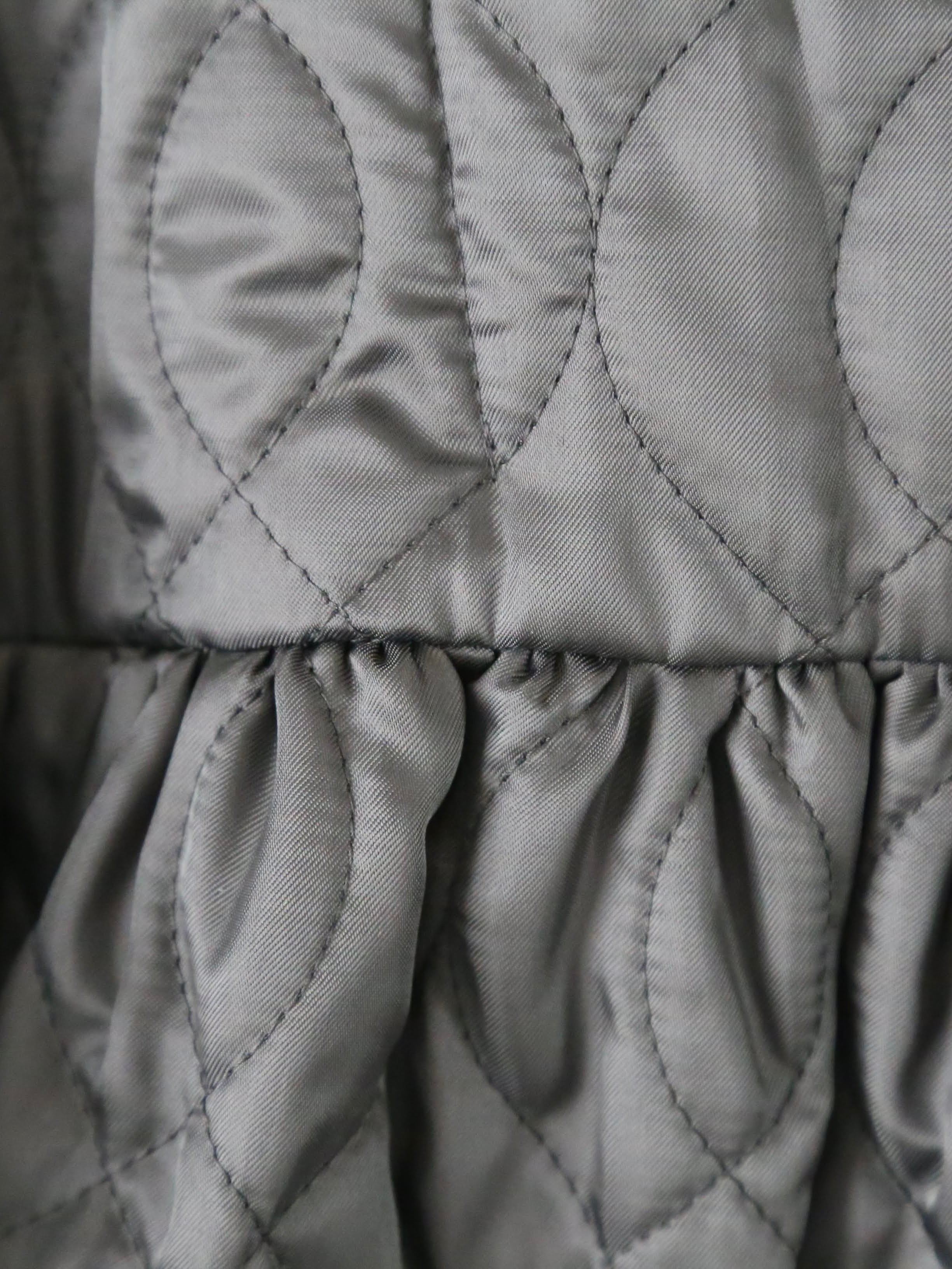 noir kei ninomiya エステルツイルキルトコート [3P-C003-051]