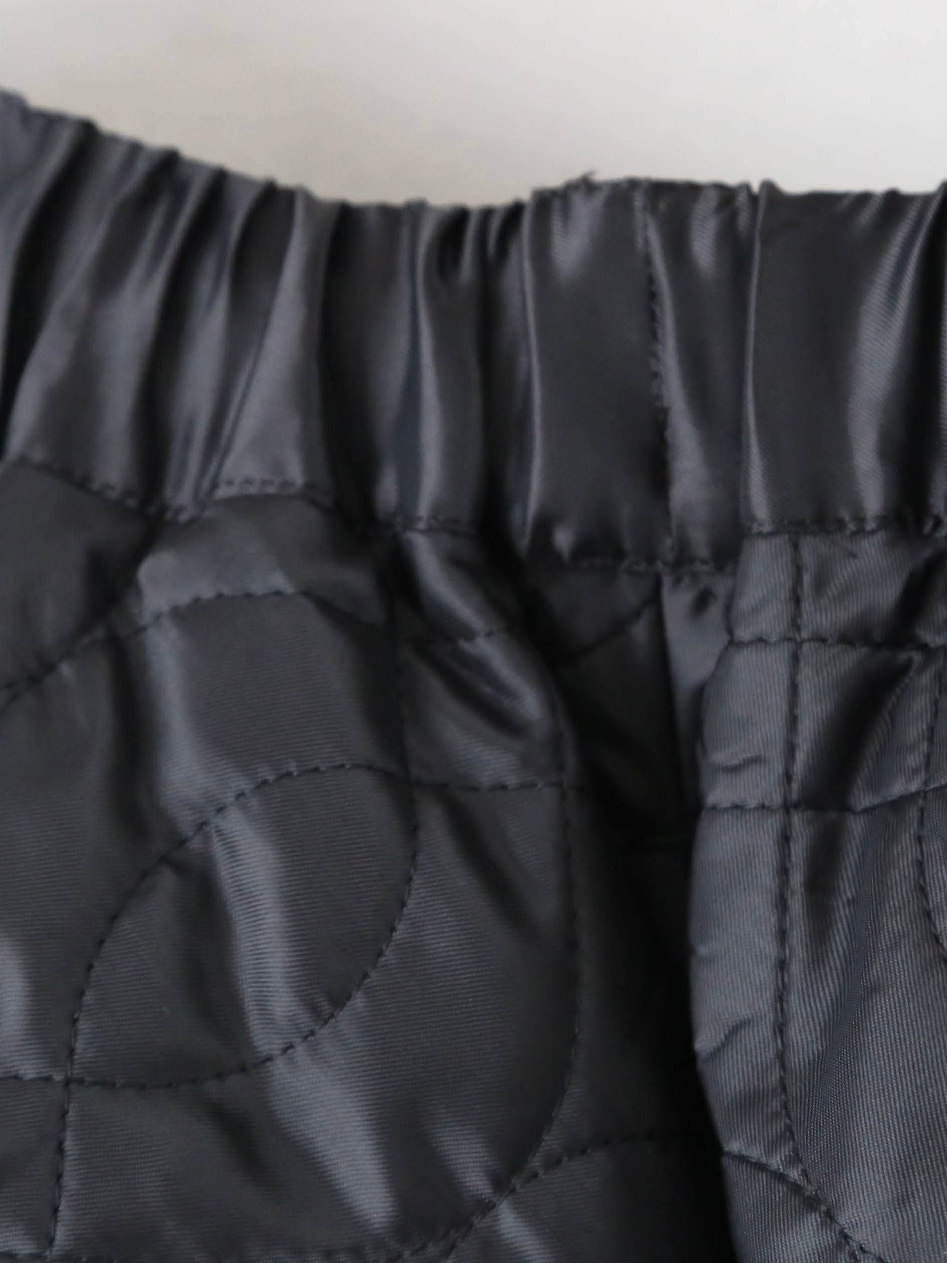 noir kei ninomiya エステルツイルキルトスカート [3P-S021-051]