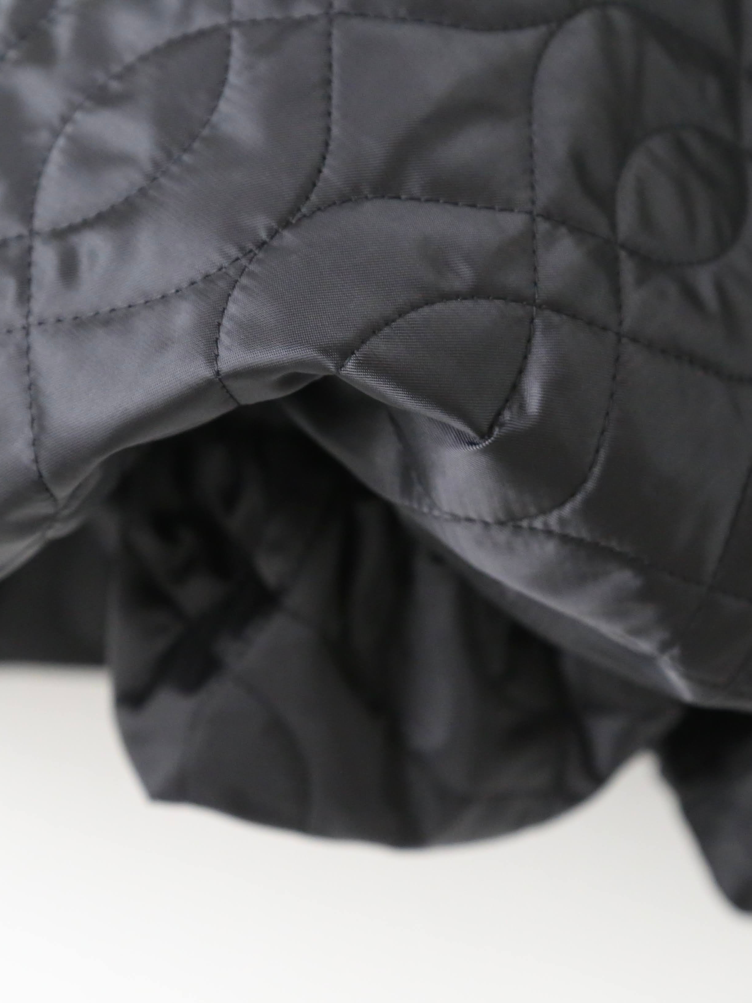 noir kei ninomiya エステルツイルキルトスカート [3P-S021-051]