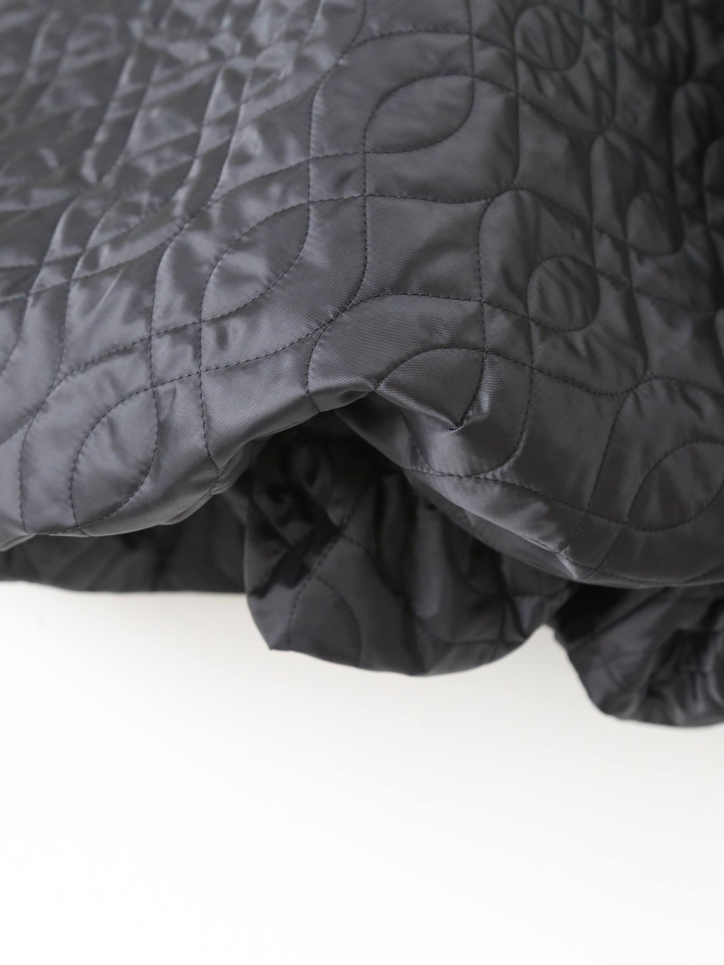 noir kei ninomiya エステルツイルキルトスカート [3P-S021-051]