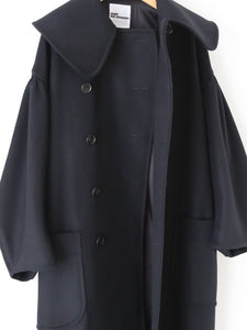 noir kei ninomiya ウールカシミヤメルトンコート [3P-C004-051] – CREER